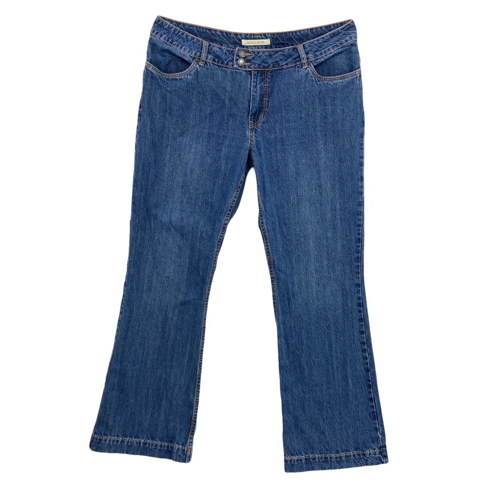 STETSON Western Cowgirl Bell Bottoms Denim Jeans No. 214 City Trouser